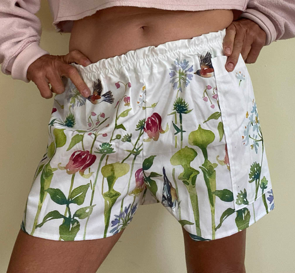 organic cotton, Native floral pattern