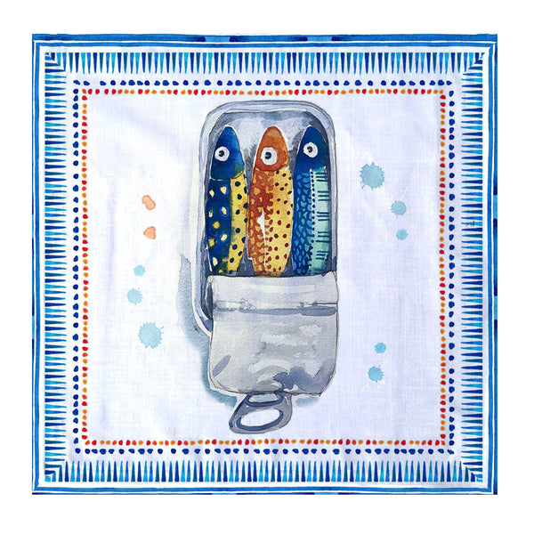 Sardines in a can Napkin.