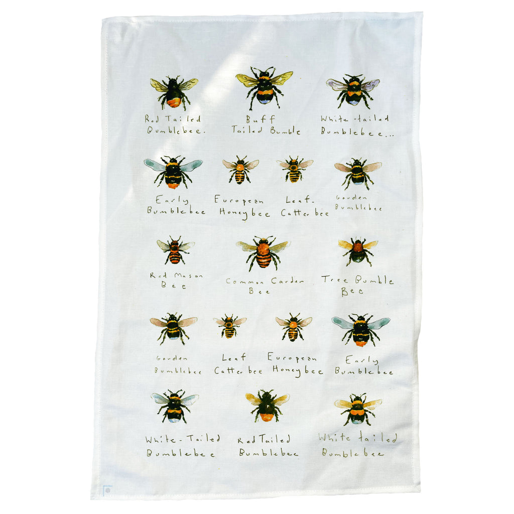 Bumble Bee Linen Towel